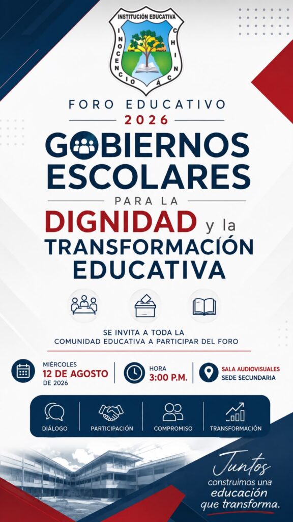 Foro Educativo 2026: Gobiernos Escolares para la Dignidad y la Transformación Educativa